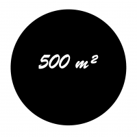 il fait maximum 500 km²